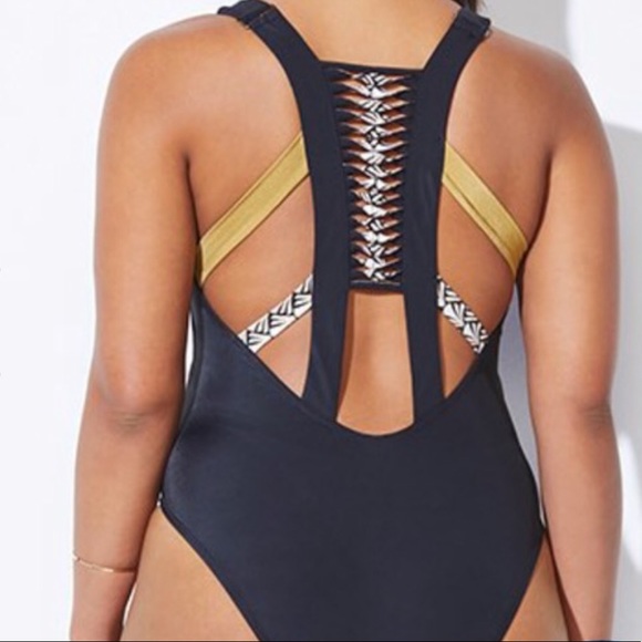 Ashley Graham X S4A NWOT Cats Meow One-Piece, 4 - Picture 6 of 8